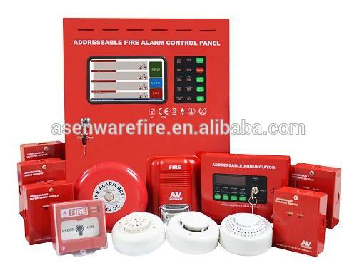 Hot Selling! 24V 2 Wire Bus System 250 Addresses Addressable Fire Alarm Control Panel For Hotels