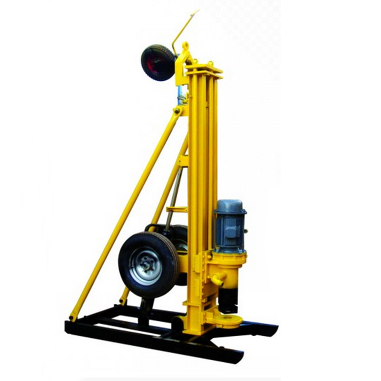 wheel type Rock Drilling Rig Farm Irrigation Water Well Drilling Rig Pneumatic Dth Drilling Rig