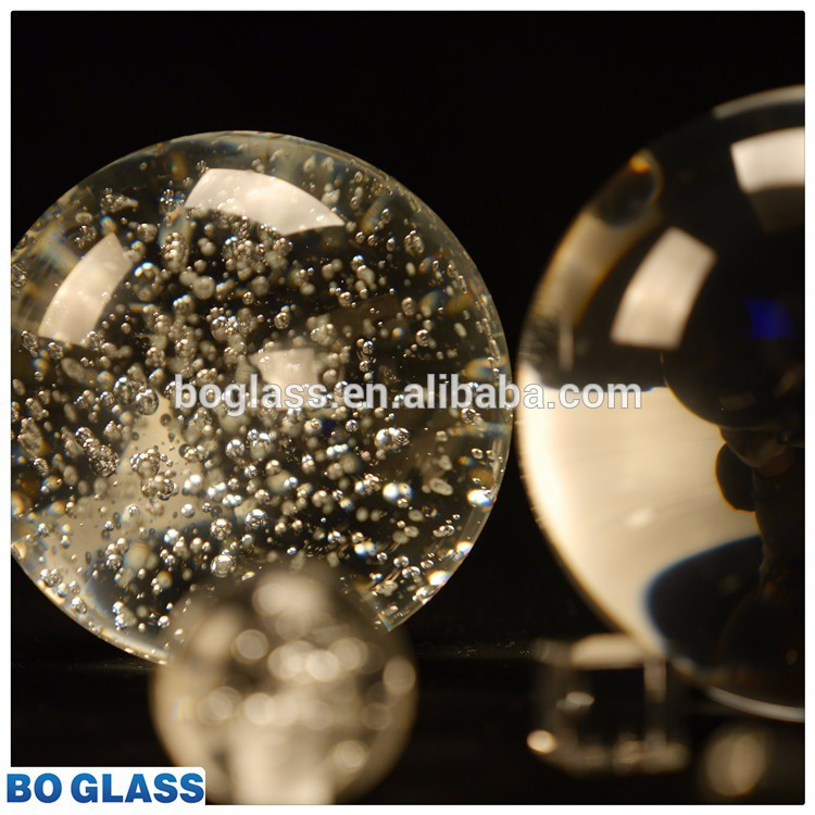 K9 clear glass crystal bubble ball for lighting on sale