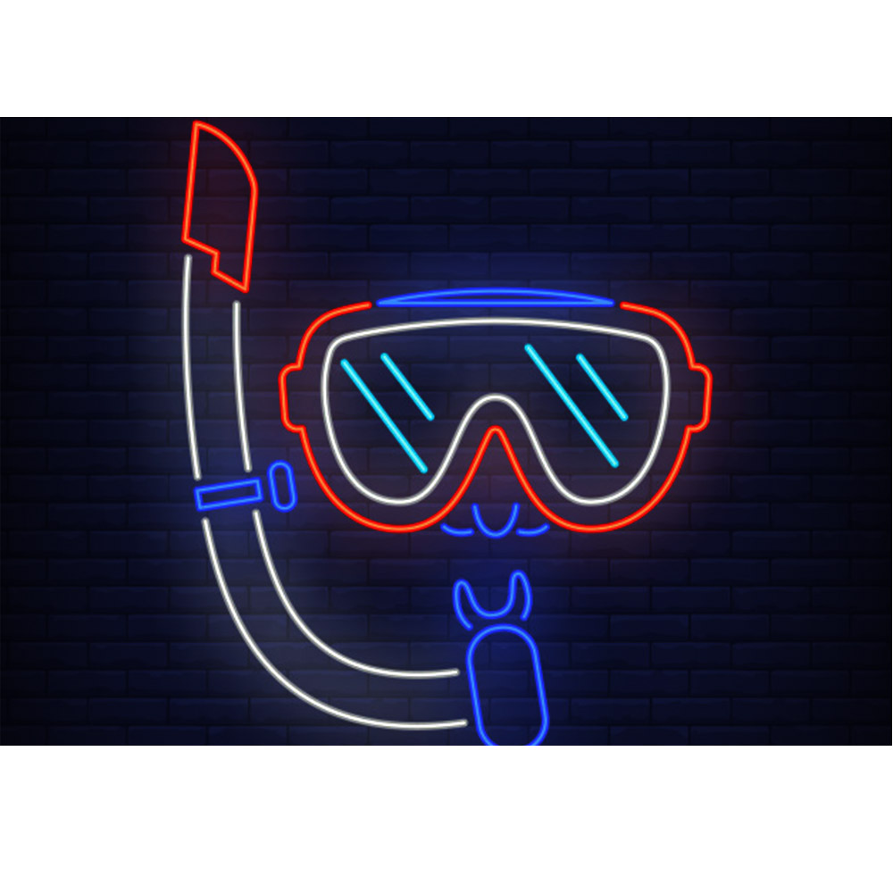 Factory outlet custom flashing neon sign sunglasses party neon glasses for Christmas