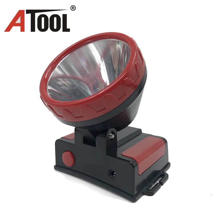 Factory price wholesale battery powered plastic led headlamp for outdoor