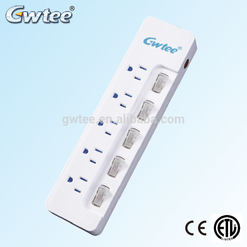 Factory price good selling 45/60H ul approved power strip RA-6203