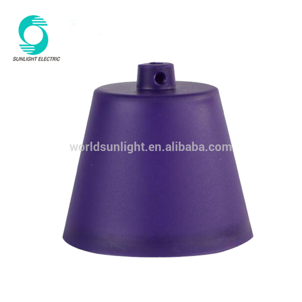 CE CQC VDE Red orange yellow green blue purple black white New Model Plastic T-shape lampshade lamp shade cover