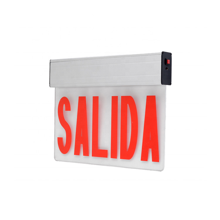 China promotional practical exit signs battery operated