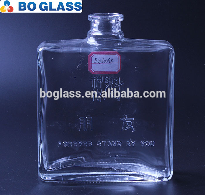 450 ml glass spirit bottle