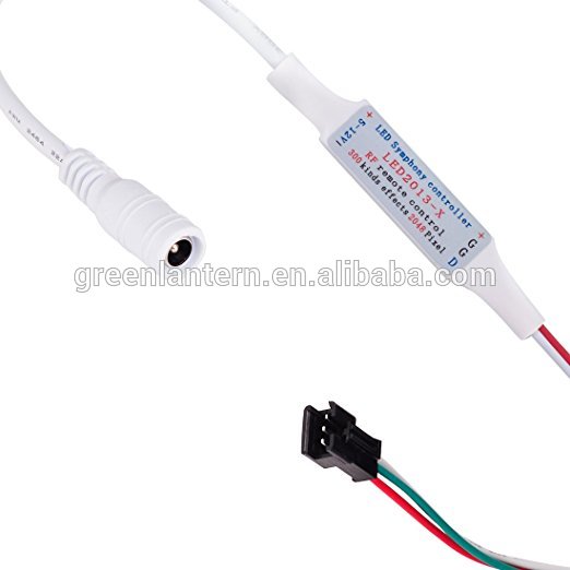 New 14key RF remote Led RGB mini full color controller 300 effects Max 2048 Pixels led controller for led strip module