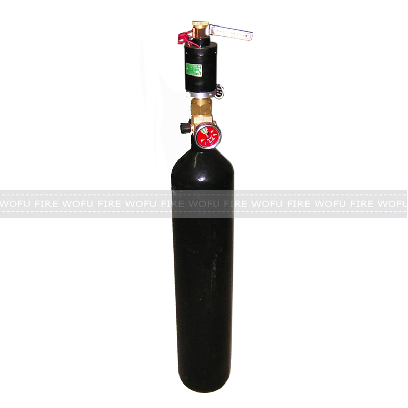 4.5L high pressure nitrogen gas cylinder N2