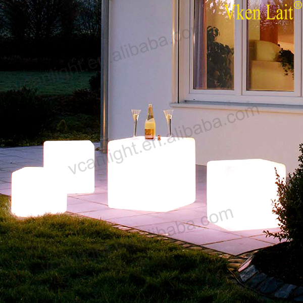 Lighted Acrylic colors change LED Cube