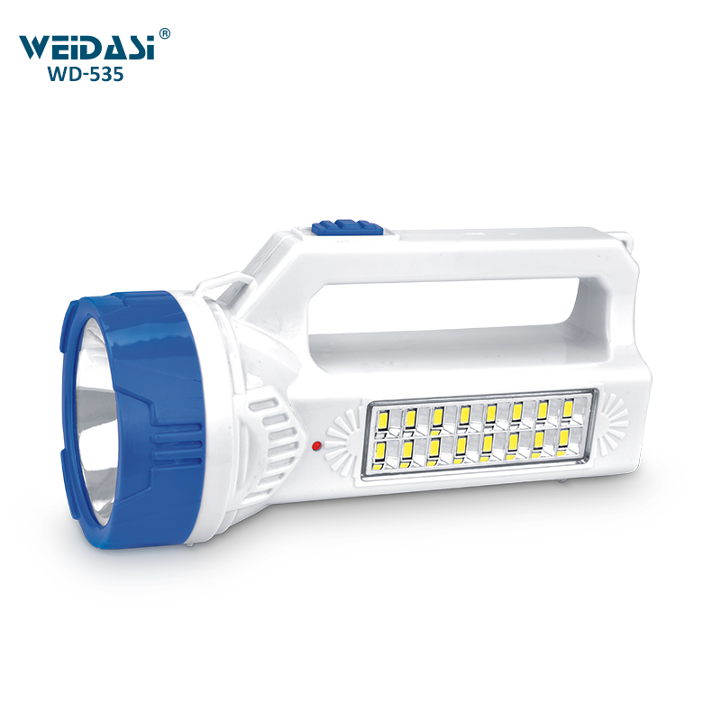 high quality portable powerful rechargeable led searchlight with handheld