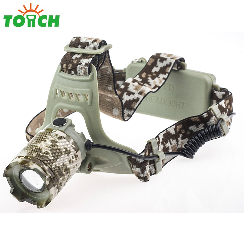 4 switch mode tactical led headlamp rotating focus helmet light for outdoor camping equipment