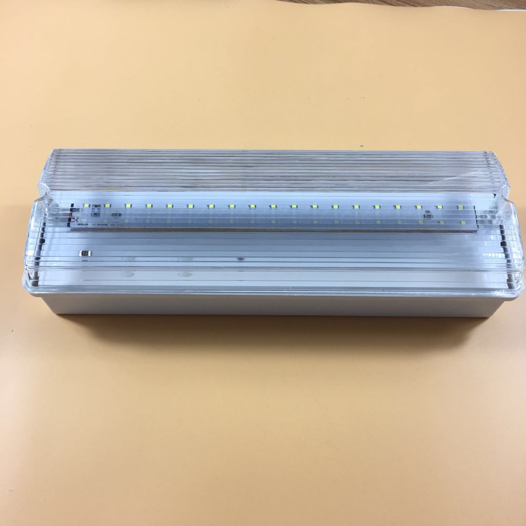 ABS Plastic led emergency light ip65 with rechargeable battery waterproof emergency light