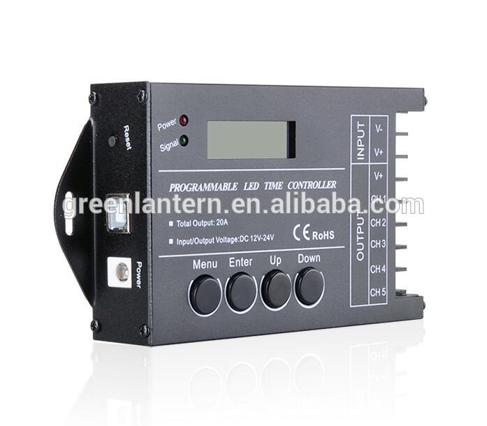 TC421 DC12-24V new WIFI connect time programmable controller with 5CH time sync function
