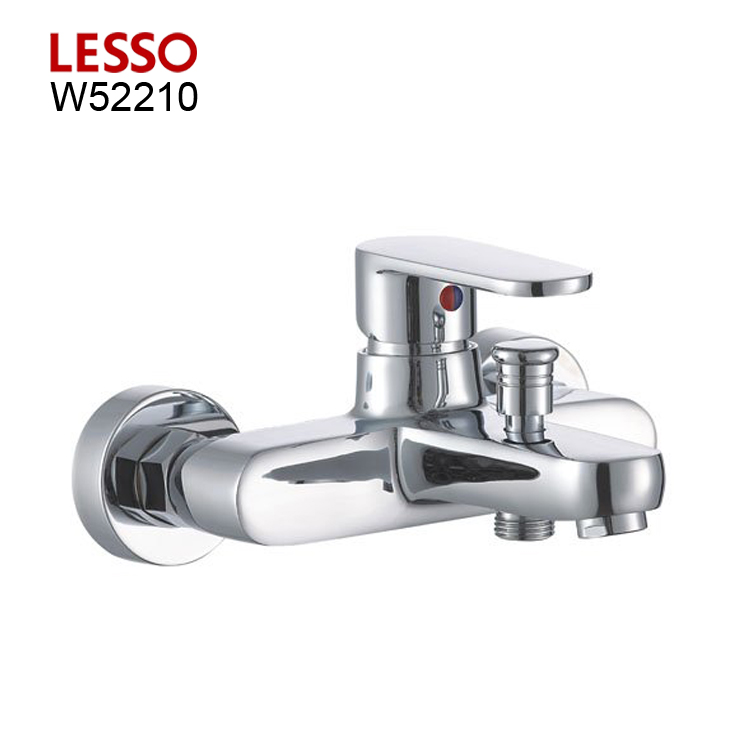 LESSO W52210 single handle and durable polished chrome Brass Bath Faucet