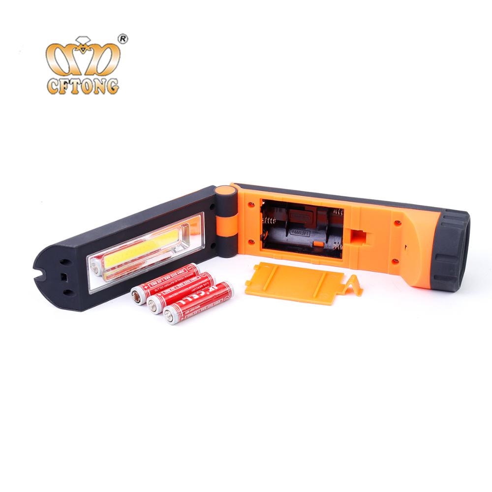 Magnetic Emergency Foldable Inspection Light 3W ABS Plastic COB LED Portable Folding Work Lamp