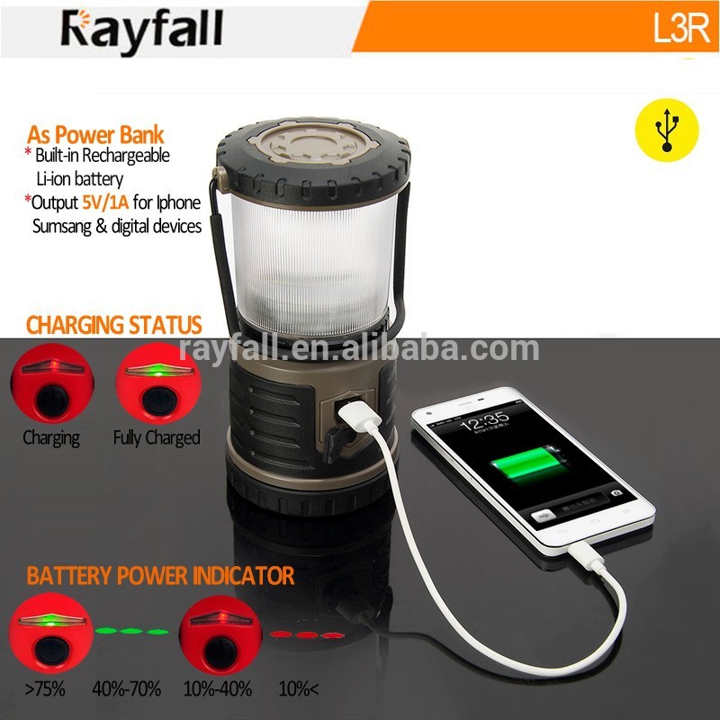 Factory OEM outdoor waterproof rechargeable portable solar lanterns phone charger