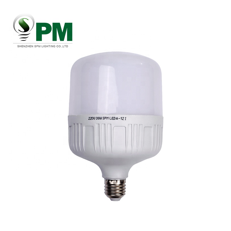 High quality school lighting 3800lm 38w e27 led bulb color
