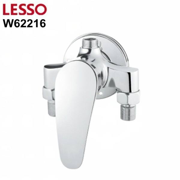 W62216 LESSO shining surface wall mounted shower faucet