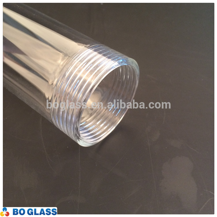 high quality quartz glass tube china manufacturers / hollow glass cylinder / capillary glass tube for sale