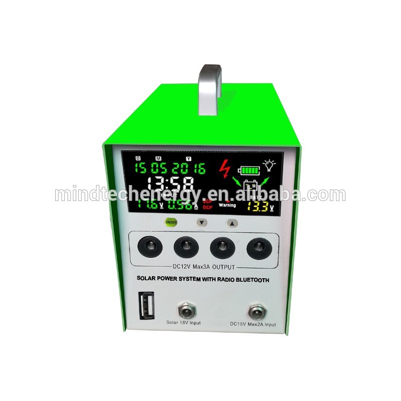 60W lithium battery off grid solar kits energy system