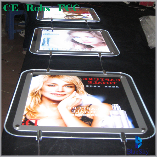 China factory supply ment wall mounted LED advertising light box outdoor and indoor