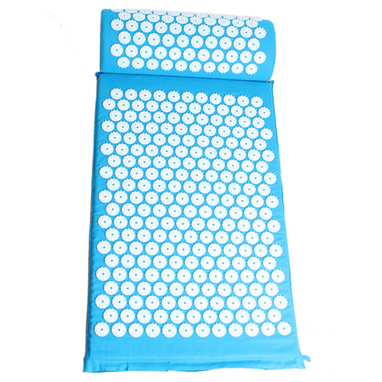 Acupressure Mat Head Neck Back Foot Massage Cushion Pillow Yoga Spike Mat Anti-stress Acupuncture Needle Massager