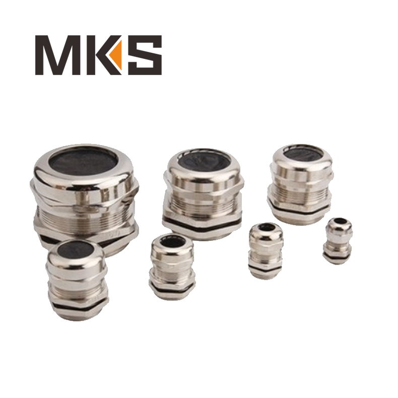 wires connector cable connector cadmium plated brass cable gland