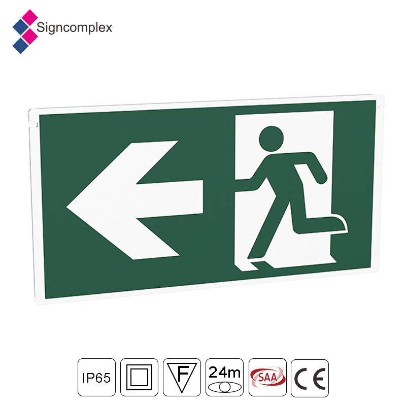 Wholesale IP65 3.5w 6000k 220/240v exit sign