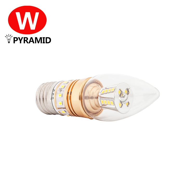 E27 Base 5W 220V Led Candle Light Led Chandelier Bulb
