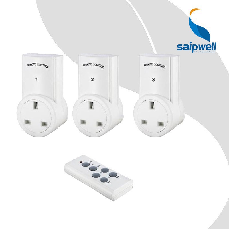 Saipwell wireless digital UK 3ch remote control switch