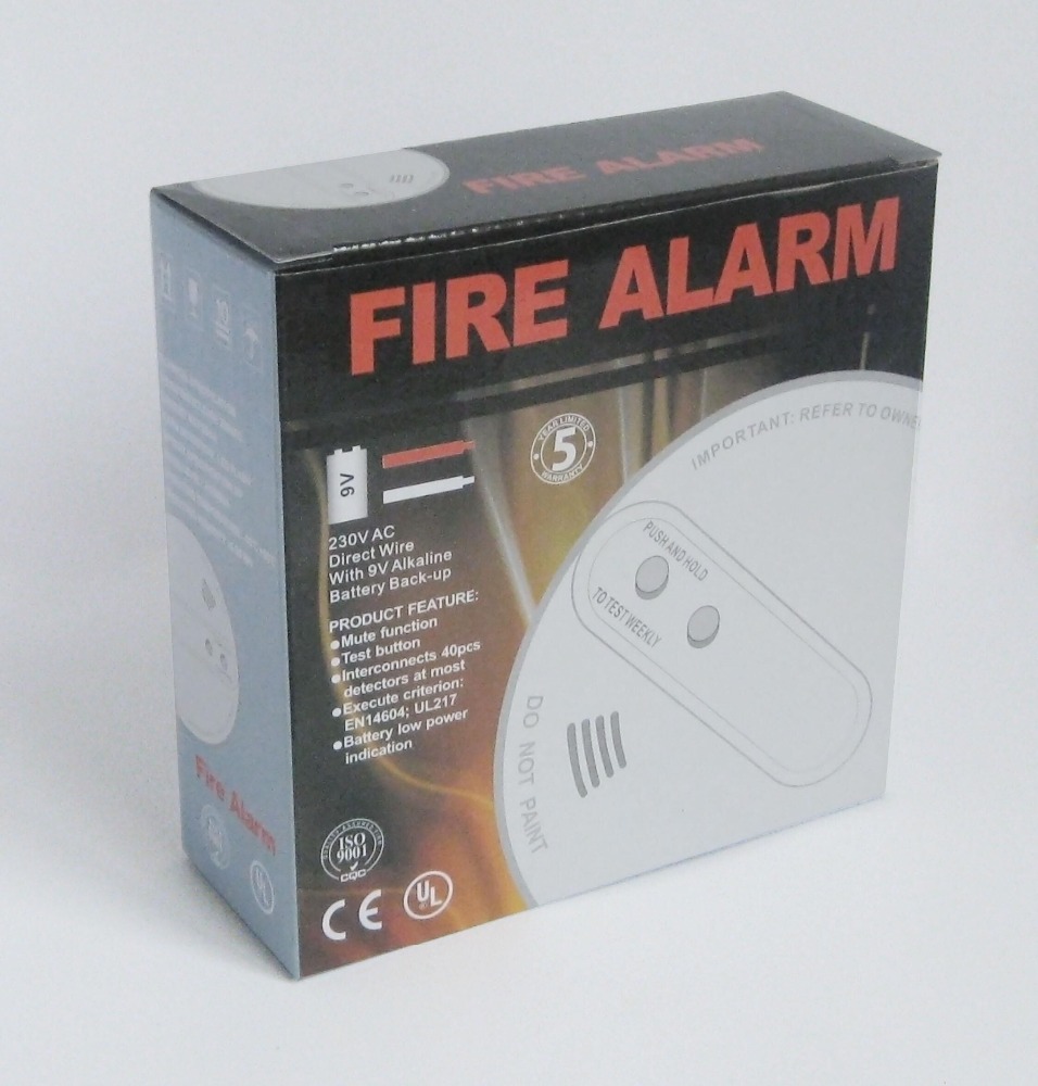 Best fire detector 2019 optical white color infrared Smoke alarm for fire alarm system wiht CE