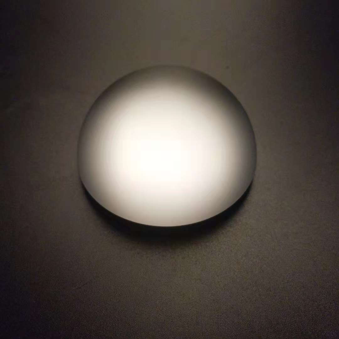 Factory good quality 52.8mm pressed led glass borosilicate glass lens