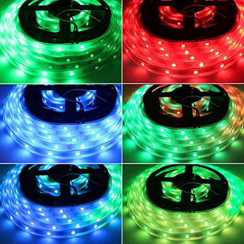 LED Pixel Strip WS2812B 5m 30LEDs/m 30IC/m White PCB Waterproof Dream Color Pixel LED Strip DC5V