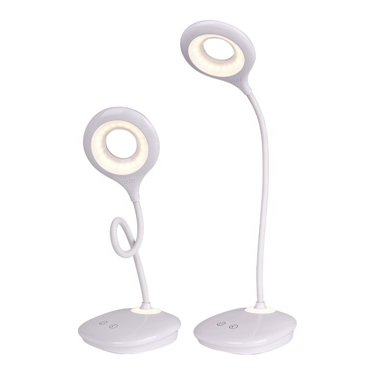 3-step Dimming LED Clip Desk Lamp, Clamp LED Battery Operated Desk Lamp