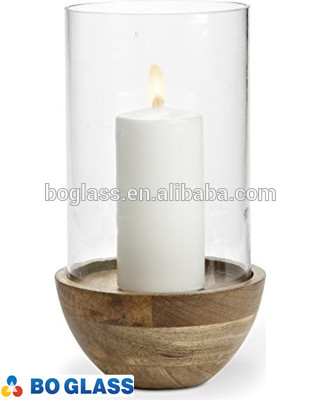 borosilicate glass tube candle holder for decoration