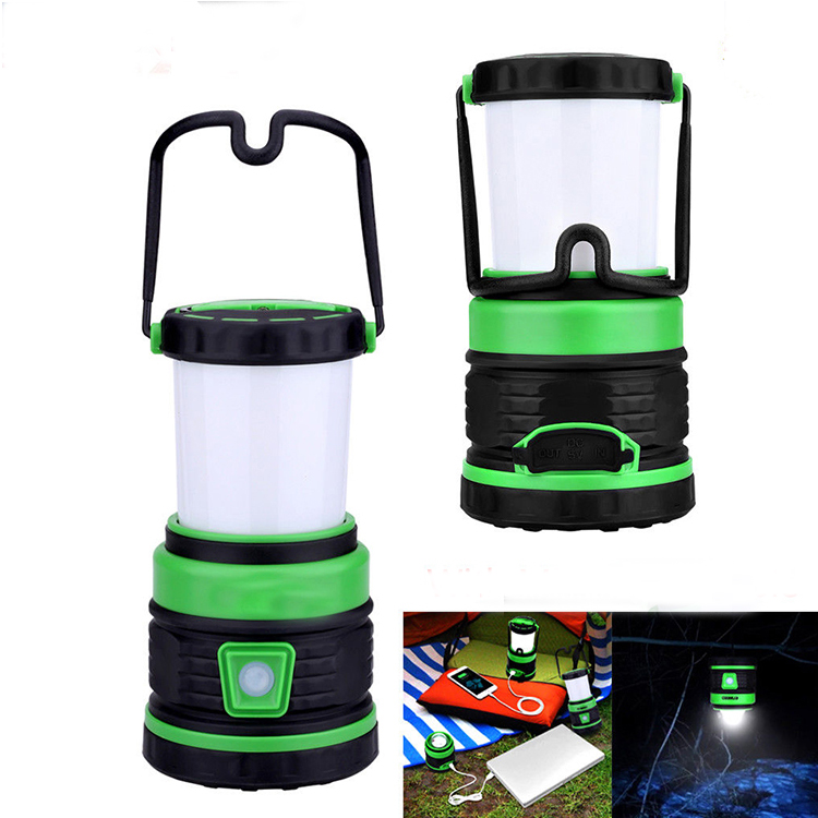 USB Charge Multifunctional LED Camping Lantern Hanging Tent Light