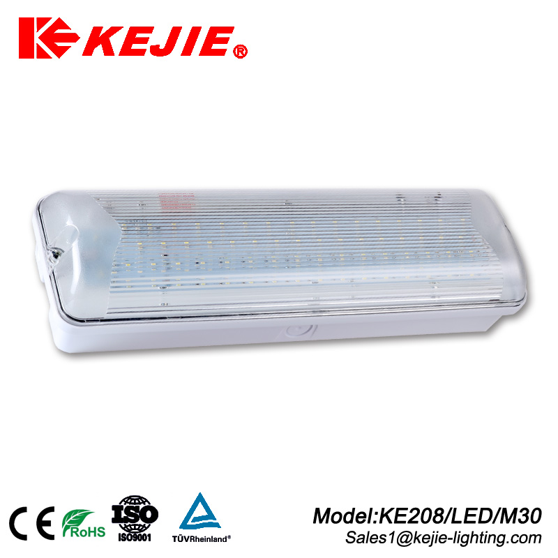 Maintained PC plastic emergency lamp IP65 emergency light led bulkhead