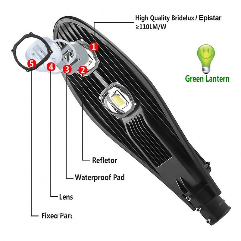 100w garden led street light for dubai