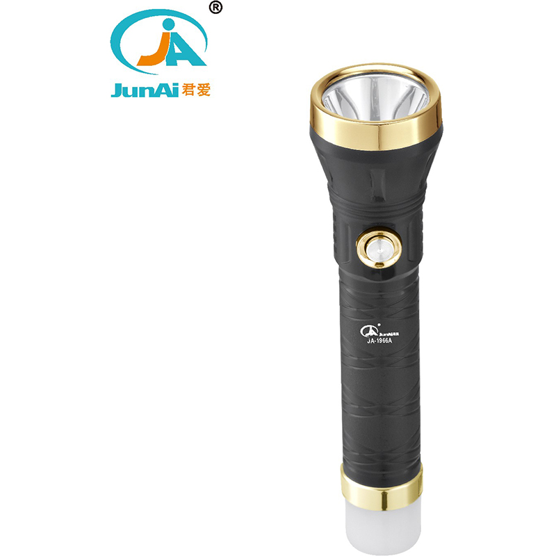 New style of led torch lights rechargeable lithium battery led flashlights JA-1966A