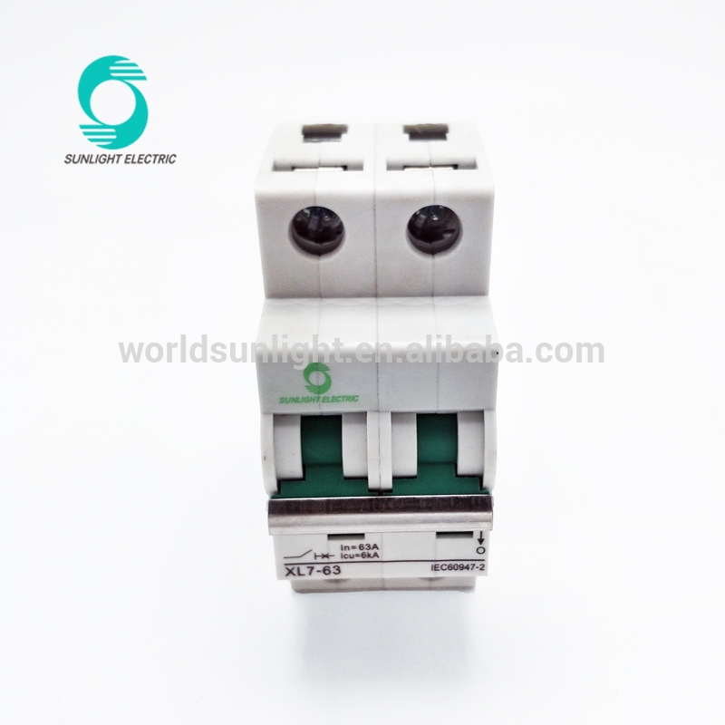 Solar system DC 250V 500V 750V 1000V mini 6kA mcb dc circuit breaker