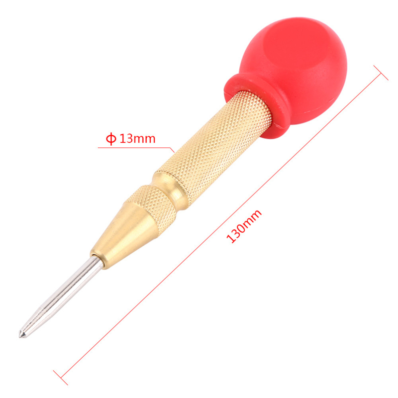 Good Design Latest Automatic Center Punch Spring Loaded Marking Hole Carbon Steel Body Gold Color/Silver Color Optional