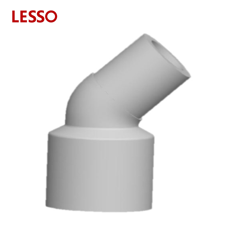 LESSO UPVC 45 degree Elbow for UPVC Water Pipe 45 degree pvc elbow