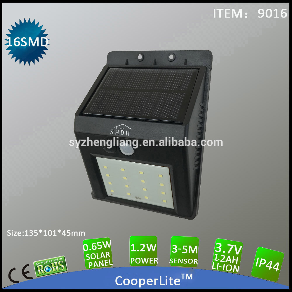 CooperLite solar security garden light