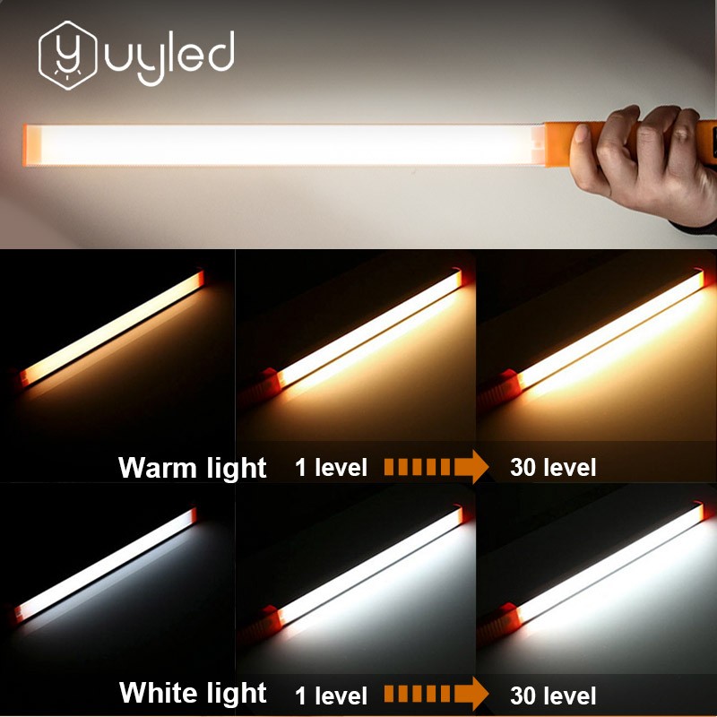 UYLED 3000K - 6000K Color Temperature 1000lm USB Rechargeable Dimmable LED YouTube Light