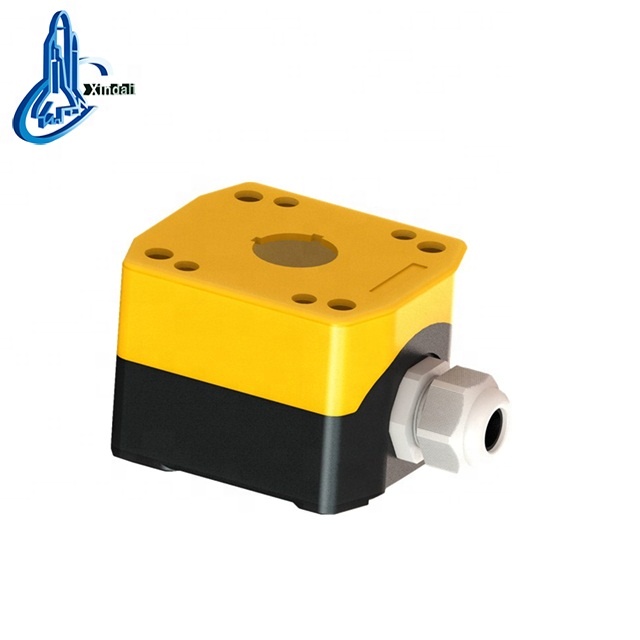 plastic electric push button control ip55 hoist switch box parts for single hole with GP IP54/65 XDL7-JB01P