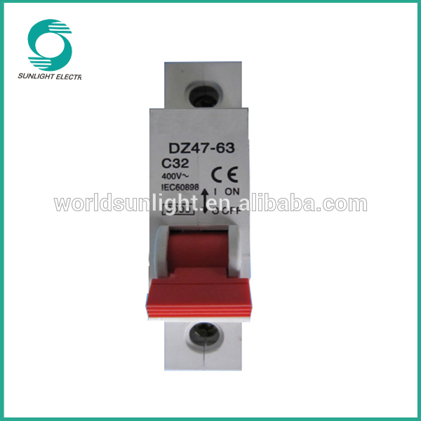 Korea design XBKN series 230/415V dz47-63 1p mini circuit breaker