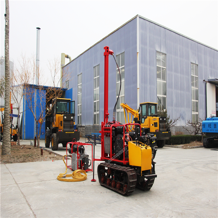 mountain drilling rig  ,small crawler Mountain exploration rig ,pneumatic core drilling rig for sale