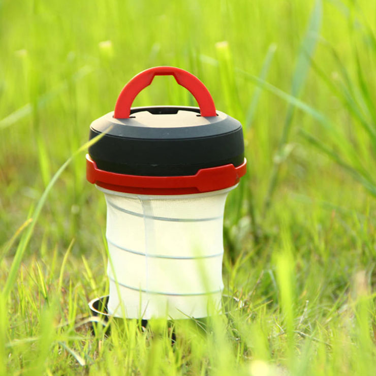 2n1 Collapsible Lamps Flashlight LED Tent Light Foldable Camping Lantern Custom Small Lanterns