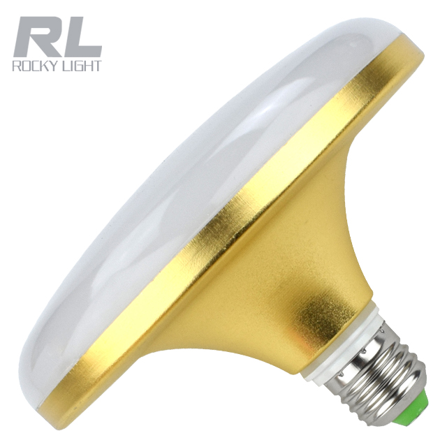 Round golden UFO Lamp High power flying saucer led lamp High lumen 50W E27