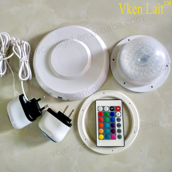 Wireless battery induction charge led bulb with rgb color