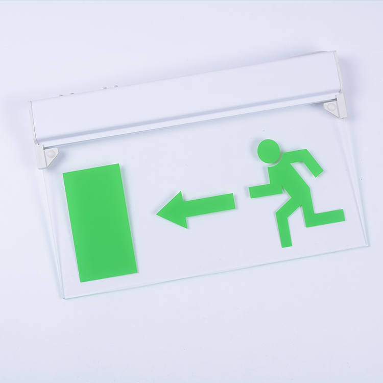 CE certification running man exit sign board emergency LED emergency light